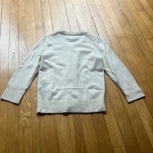 Kate Spade Size S Cream Cashmere Wool Blend Jewel Button Front Cardigan Sweater - Picture 12 of 12